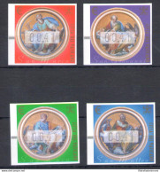 2002 Vaticano - Francobolli Automatici Con Fili Di Seta - N11B/14B - 0.41 Cent - Quattro Evangelisti - MNH** - Macchine Per Obliterare (EMA)