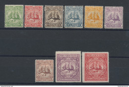 1900-04 TURKS AND CAICOS, N. 101/109 - 9 Valori MH* - Andere & Zonder Classificatie