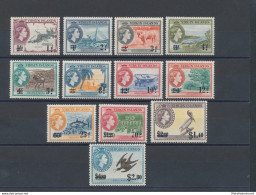 1962 BRITISH VIRGIN ISLANDS - SG N. 162/173 - 12 Valori - MNH** - Otros & Sin Clasificación