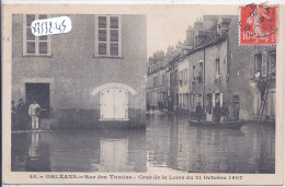 ORLEANS- RUE DES TURCIES- CRUE DE LA LOIRE DU 21 OCTOBRE 1907 - Orleans