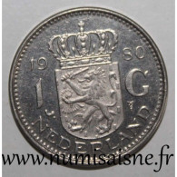 PAYS BAS - KM 184a - 1 GULDEN 1980 - SPL - 1948-1980: Juliana