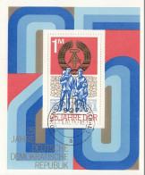 GERMANY DDR Block 41,used - 1971-1980