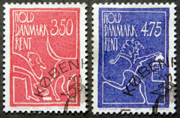 Denmark 1991 Keep Denmark Clean   Minr. 1010-11 ( O) ( Lot K 552 ) - Oblitérés