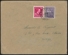Belgique - L. Affr. N°724R + 724C Càd BRUXELLES/1946 Pour BRUGES - Covers & Documents