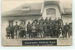 Métiers - Pompiers - Feuerwehr-Cadres-Kurs - Sapeurs-Pompiers