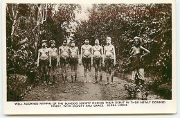 Sierra Leone - Well Adorned Nymps Of The Bundoo Society Making Their Debut In Their Newly Donned Finery, With Dignity .. - Sierra Leone