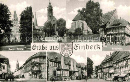 72794939 Einbeck Niedersachsen Katholische Kirche Marktstrasse Rathaus Brodhaus  - Einbeck