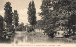 FRANCE - Châlons Sur Marne - Le Canal Louis XII Et Les Siphons - Carte Postale Ancienne - Châlons-sur-Marne