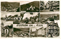 72794708 Wertheim Main Schloss Engelsbrunnen Tauber Kilianskapelle Kreuzwertheim - Wertheim