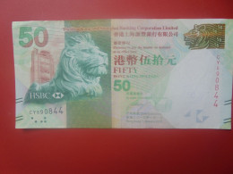 HONG KONG 50$ 2013 Circuler (B.33) - Hong Kong