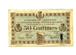 50 Centimes Chambre De Commerce  Chalon-sur-Saône - Autun - Louhans - Handelskammer