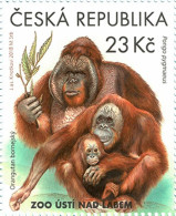 992 Czech Rep. Nature Protection: Zoological Gardens III 2018 Orangutan - Apen