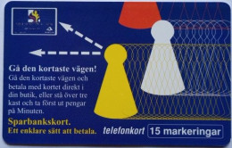 Sweden Mk 15  Chip Card - Sparbankskort - Zweden