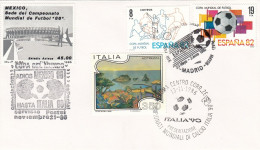 SPAIN Cover 1,football - Storia Postale