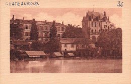 FRANCE - Chateauroux - Vue Générale Et Vue De L'extérieur Sur L'Indre Et Le Château Raoul - Carte Postale Ancienne - Chateauroux