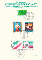 GERMANY Bundes First Day Panes 3,football - Storia Postale