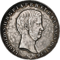 États Italiens, TUSCANY, Leopold II, Quattro (4) Fiorini, 1856, Argent, TTB - Toscana