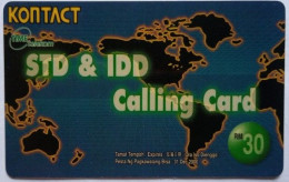 Malaysia RM 30 Prepaid - Kontact  STD & IDD - Malasia