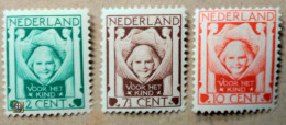 1924 Niederlande Mi.143-145 /* - Ongebruikt