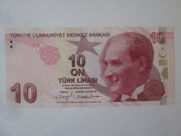Turkey 10 Lirasi 2009 UNC Banknote See Pictures - Turkey