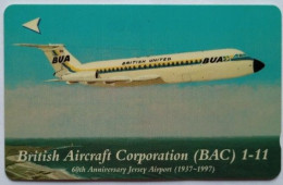 Jersey £5 GPT 55JERD  - British Aircraft Corporation ( BAC ) 1-11 - Jersey E Guernsey