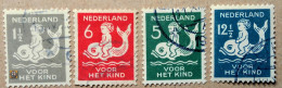 1929 Niederlande Mi.229-232 A /o - Oblitérés