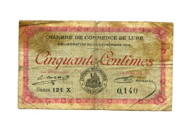 50 Centimes Chambre De Commerce Lure - Cámara De Comercio
