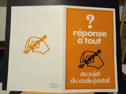 Code Postal. Notice " Réponse à Tout Au Sujet Du Code Postal" - Covers & Documents