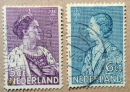 1934 Niederlande Mi.272-273 /o - Gebruikt