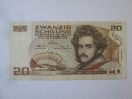 Austria 20 Schilling 1986 Banknote See Pictures - Oesterreich