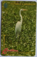 Antigua And Barbuda  EC $10  GPT 104CATC -  Great Egret - Antigua En Barbuda