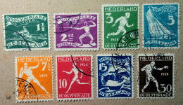 1928 Niederlande Mi.205-212 /o - Oblitérés