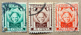 1924 Niederlande Mi.143-145 /o - Oblitérés