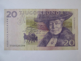 Sweden 20 Kronor 1998 Banknote See Pictures - Sweden