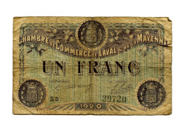 1 Franc Chambre De Commerce Laval Mayenne - Cámara De Comercio