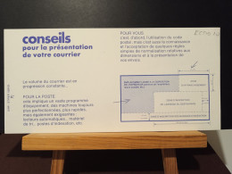 Code Postal. Notice, Conseils Pour La Présentation De Votre Courrier. Neuve - Covers & Documents