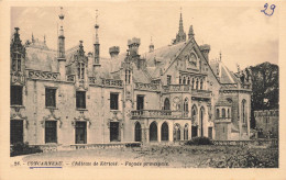 FRANCE - Concarneau - Vue De Côté Du Château De Kériolé - Façade Principale - Carte Postale Ancienne - Concarneau