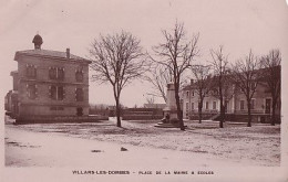 VILLARS LES DOMBES                     PLACE DE LA MAIRIE.   ECOLES - Villars-les-Dombes