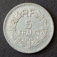 FRANCE - 5 Francs 1949 - KM# 888b.1 * Ref. 0051 - 5 Francs