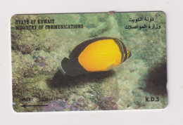 KUWAIT - Fish GPT Magnetic Phonecard - Koweït