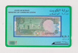 KUWAIT - 5kd Banknote GPT Magnetic Phonecard - Koeweit