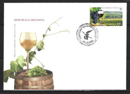 MOLDAVIE. N°493 De 2006 Sur Enveloppe 1er Jour. Journée De La Viticulture. - Vins & Alcools