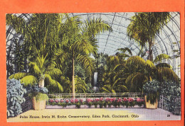 27326 / ♥️  Lisez ! CINCINNATI Ohio ◉ Palm House Irwin M. KROWN Conservatory Eden Park 1954 ◉ BELL BLOCK News-Novelty - Cincinnati