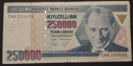 Turkey - 250 000 Lira 1970 - Türkei