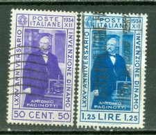 Italie  Yvert  337/338  Ou  Sassone  362/363  Ob TB  - Oblitérés