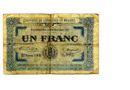 1 Franc Chambre De Commerce Nevers - Cámara De Comercio