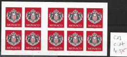 MONACO CARNET C13 Côte 17 € - Postzegelboekjes