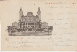 Pionnière (datée1899 ) PARIS . Trocadéro. - Autres Monuments, édifices