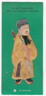 Carte Habillée Brodée Les Huit Immortels De La Mythologie Chinoise N° 3. LIU-TONG-PIN - Bordados