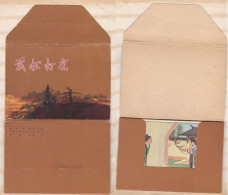 Chine Carnet De 8 Cartes 1955 , Scènes Familiales , Personnages, Voir 8 Photos. - China